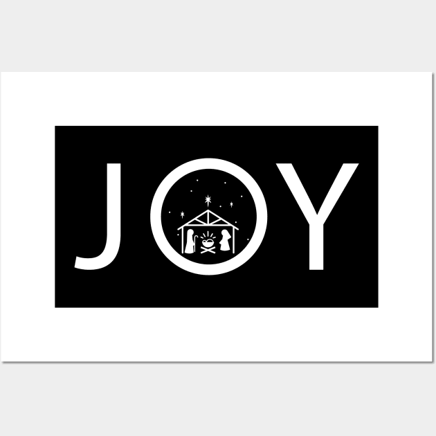 Joy Christmas Nativity Wall Art by TheMoodyDecor